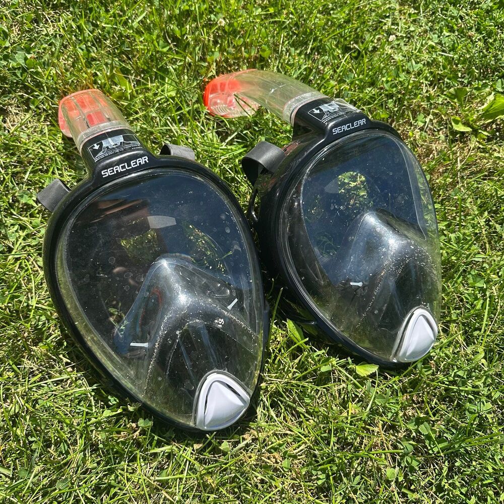 Seaclear Full Face Snorkel Mask (Set of 2)